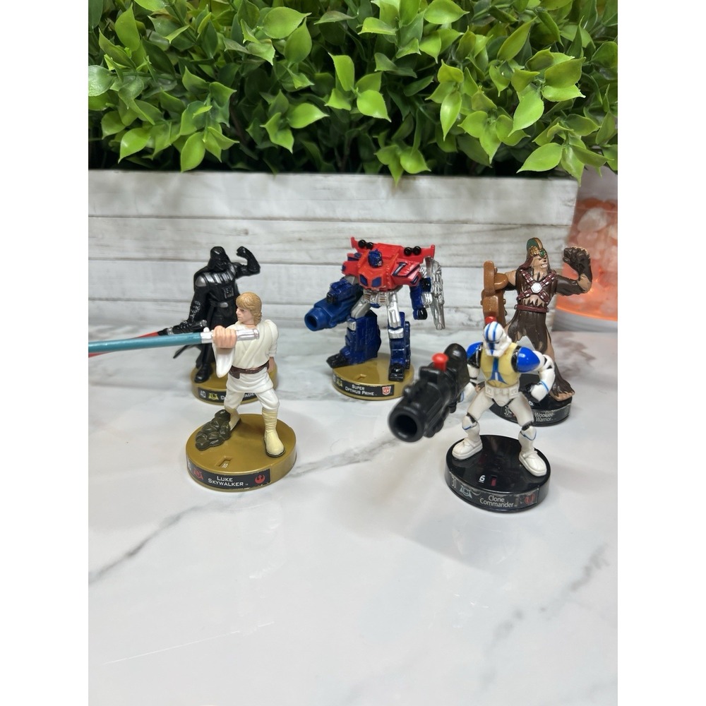 Star Wars Attacktix Battle Game‎ Figure Loose Luke Skywalker And Other Figures